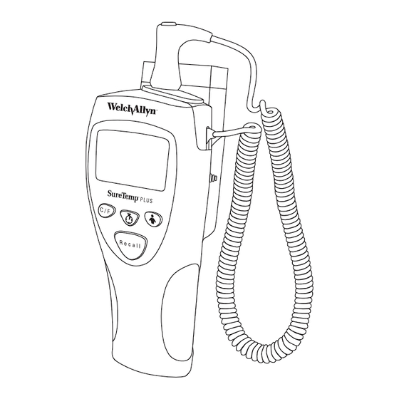 Welch Allyn SureTemp Plus series Handbuch