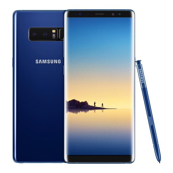 Samsung Galaxy NOTE8 Schnellstartanleitung