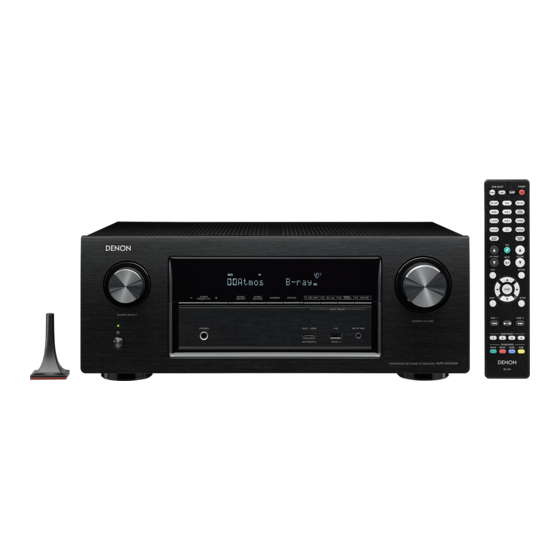 Denon AVR-X2300W Bedienungsanleitung