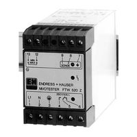 Endress+Hauser nivotester FTC 521 Z Montage- Und Betriebsanleitung