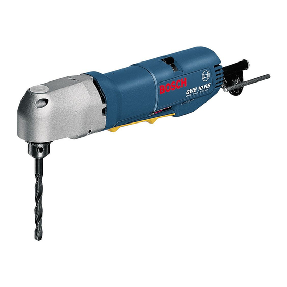 Bosch GWB 10 RE Professional Originalbetriebsanleitung