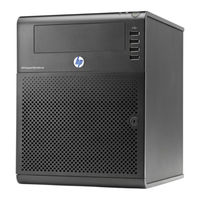 HP ProLiant MicroServer Installationsblatt