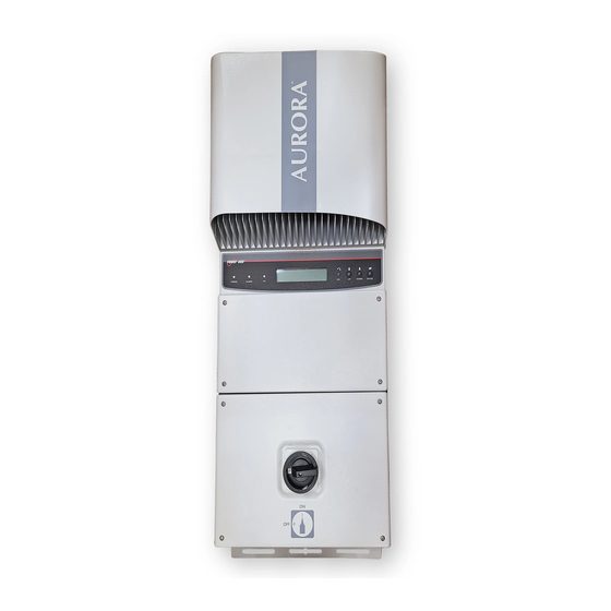 Aurora PVI-3.0-OUTD-S-ZZ Installations- Und Konfigurationsmanual