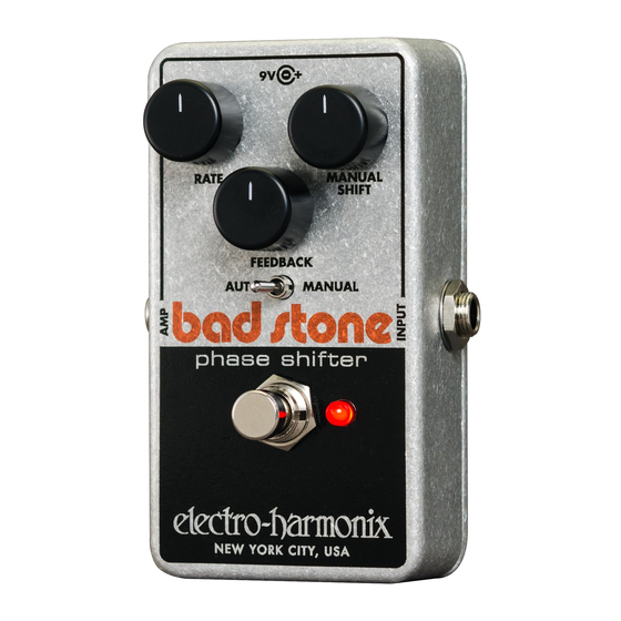 Electro-Harmonix BAD STONE Kurzanleitung