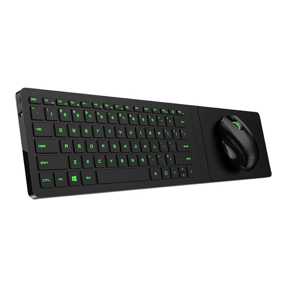 Razer TURRET Bedienungsanleitung