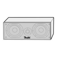 Teufel VT 12 Technische Beschreibung Und Bedienungsanleitung
