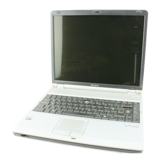 Sony Vaio PCG-K Serie Handbuch