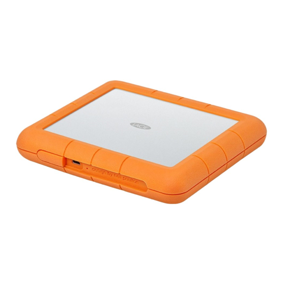 LaCie Rugged RAID Shuttle Benutzerhandbuch