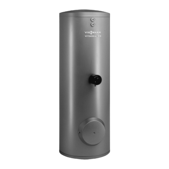 Viessmann Vitocell 100 cva Bedienanleitung