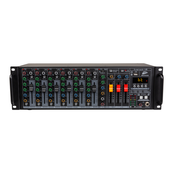 JB Systems Liverack-10 Bedienungsanleitung
