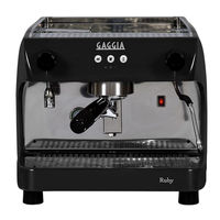 Gaggia Ruby Pro Bedienungsanleitung