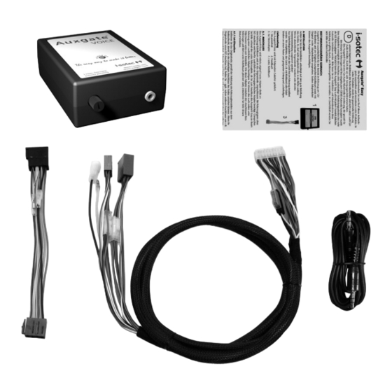 I-Sotec Auxgat VOICE Anleitung