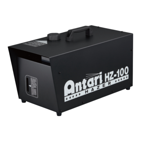 Antari HZ-100 Bedienungsanleitung