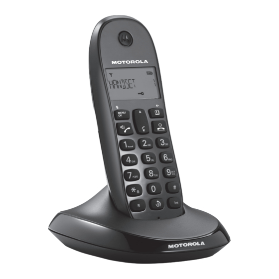Motorola C1201 Handbücher