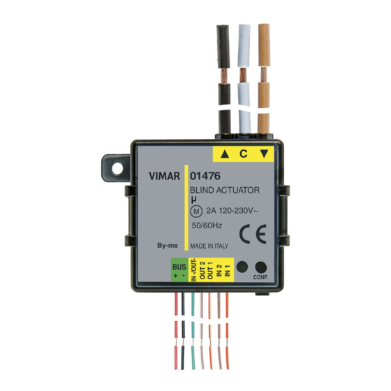 Vimar 01476 Bedienungsanleitung