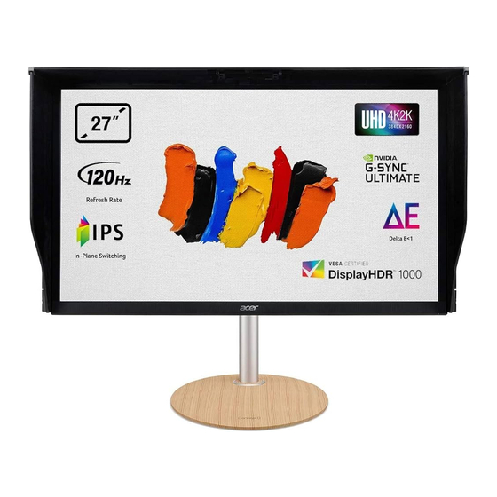 Acer ConceptD CP7271KP Kurzanleitung
