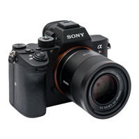 Sony α7R III Anleitung