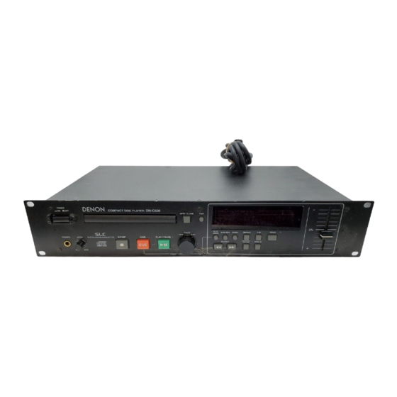 Denon DN-C630 Bedienungsanleitung