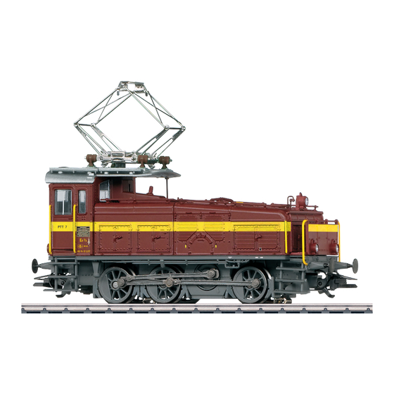 Märklin Ee 3/3 Serie Bedienungsanleitung