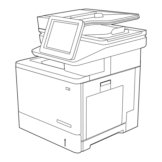 HP Color LaserJet Enterprise M578-Serie Installationshandbuch