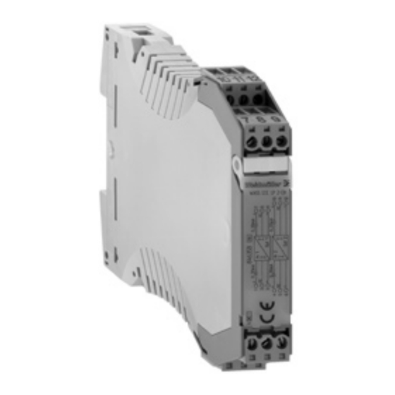 Weidmuller WAVE Serie Beipackinformation