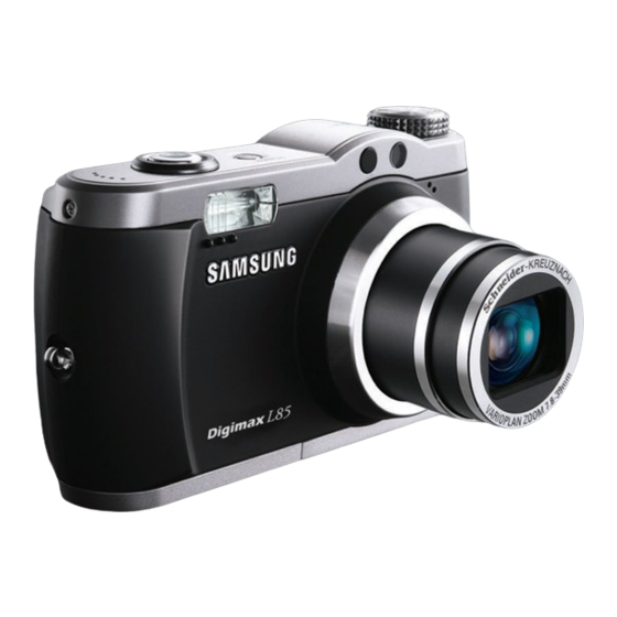 Samsung Digimax L85 Bedienungsanleitung