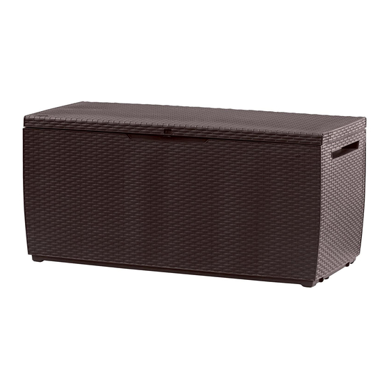 Keter CAPRI 305 L Installations- Und Bedienungsanleitung