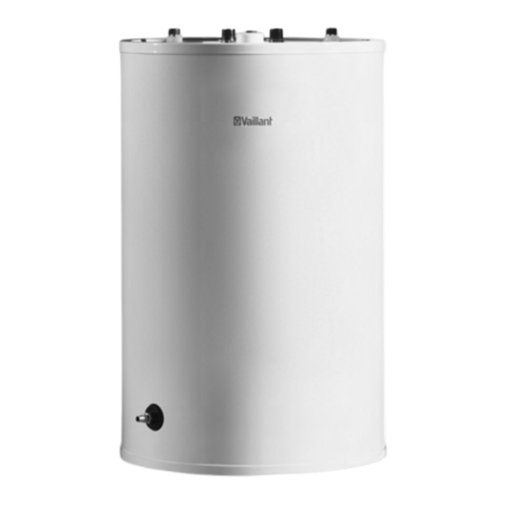 Vaillant uniSTOR VIH R Installations- Und Wartungsanleitung
