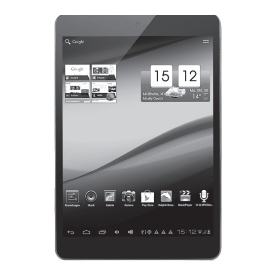 Touchlet X8.quad Bedienungsanleitung