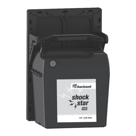 Horizont shockstar S40 Originalbetriebsanleitung