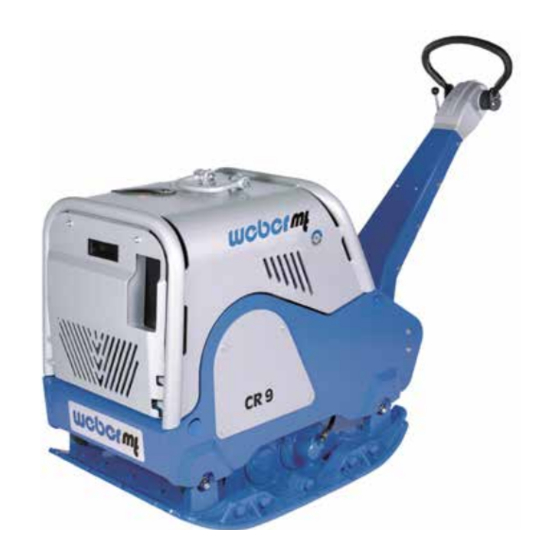 Weber mt CR 9-II CCD 2.0 Bedienungs- Und Wartungsanleitung