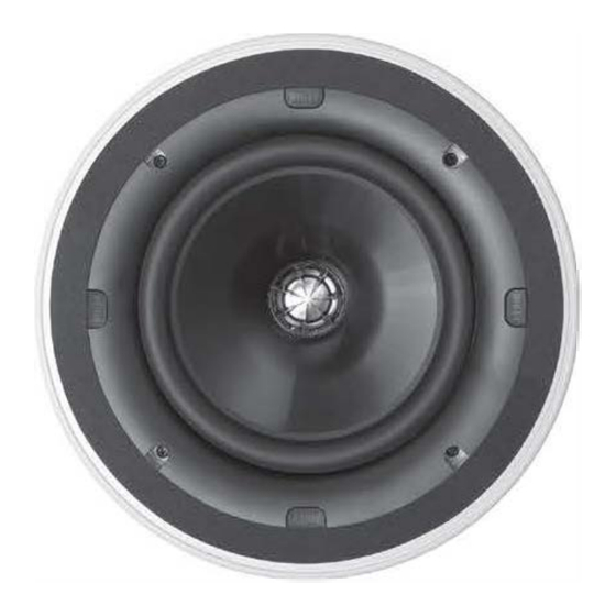 KEF Ci Serie Lnstallationshandbuch