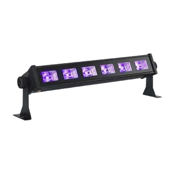 IBIZA LIGHT LED-UVBAR Bedienungsanleitung