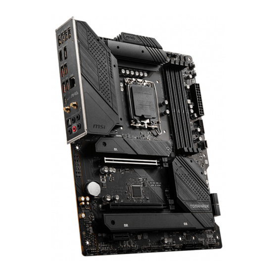 MSI MAG B660 TOMAHAWK WIFI Bedienungsanleitung