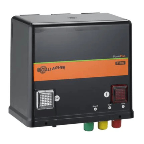 Gallagher B700 Betriebsanleitung