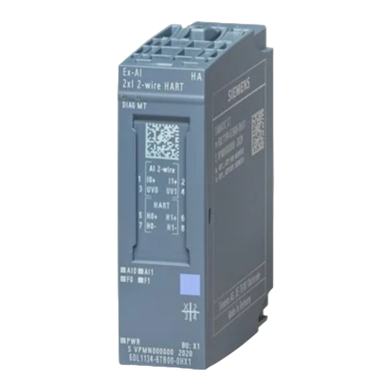 Siemens 6DL1134-6TB00-0HX1 Bedienungsanleitung