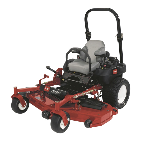 Toro Z Master Professional 7000 Bedienungsanleitung