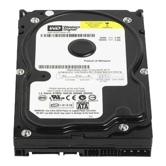 Conrad Electronic Western Digital WD2500JS Bedienungsanleitung