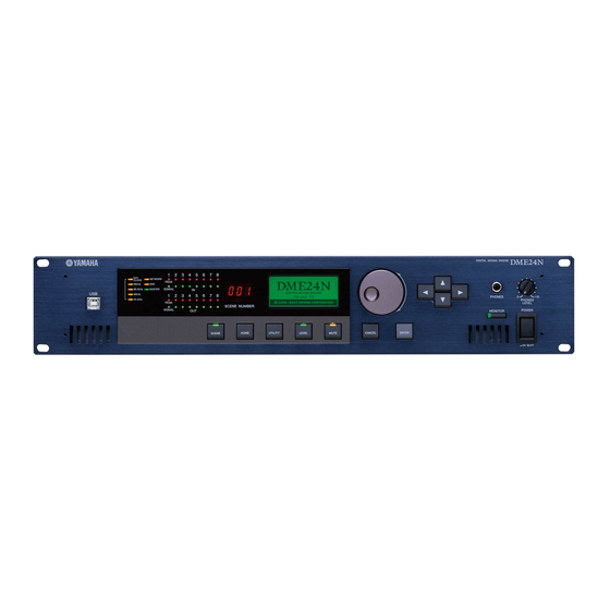 Yamaha DME24N Bedienungsanleitung