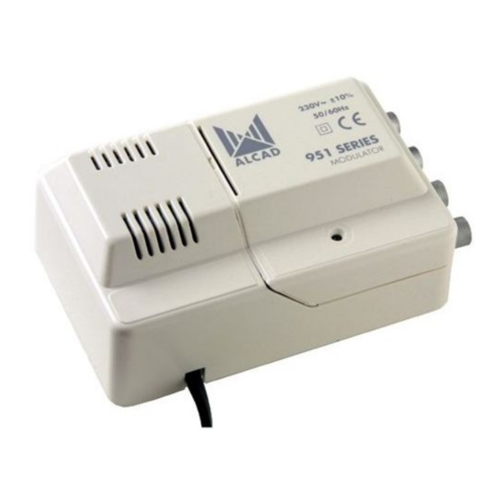 Alcad 951 serie Bedienungsanleitung