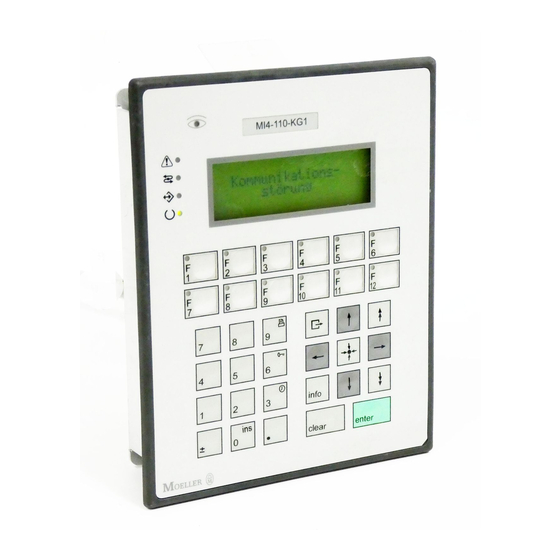 Moeller MI4-serie Montageanweisung