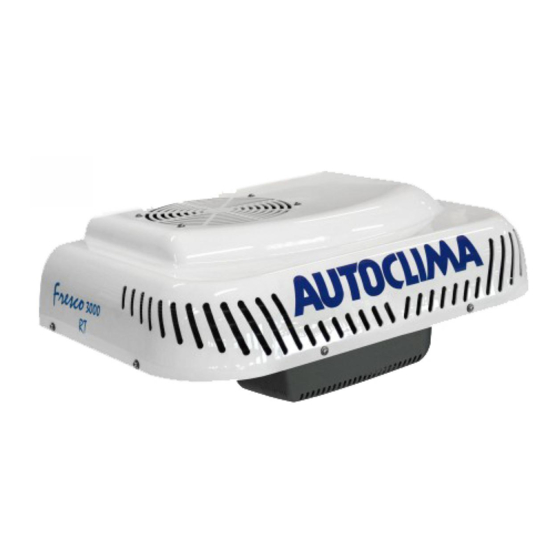 Autoclima Fresco 3000 RT Gebrauchs- Und Wartungsanleitung