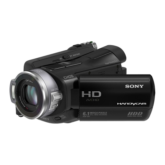 Sony Handycam HDR-SR5E Bedienungsanleitung