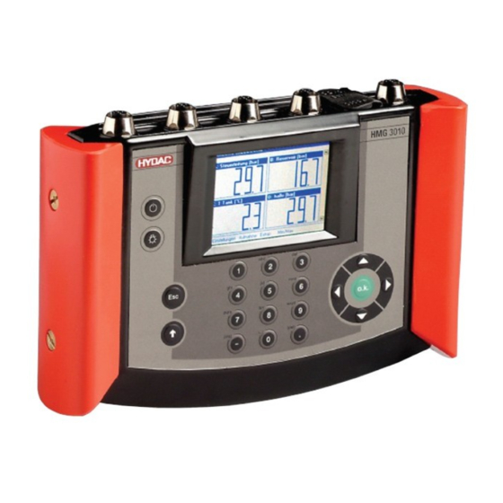 HYDAC ELECTRONIC HMG 3010 Bedienungsanleitung