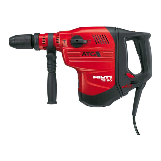 Hilti TE 80-ATC Bedienungsanleitung