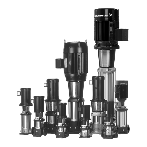 Grundfos CR Serie Montage- Und Betriebsanleitung