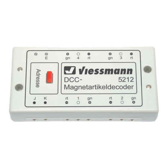 Viessmann 5212 Betriebsanleitung
