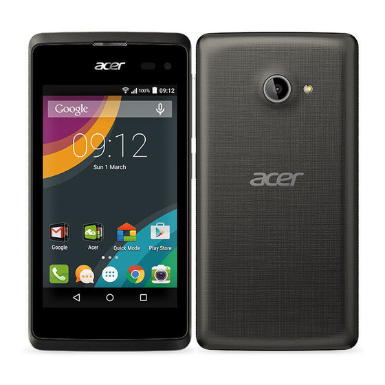 Acer Liquid Z220 Benutzerhandbuch