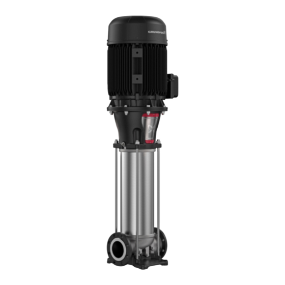Grundfos CR Serie Montage- Und Betriebsanleitung