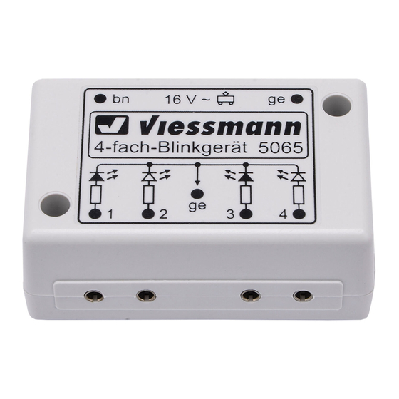 Viessmann 5060 Bedienungsanleitung